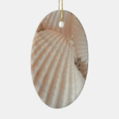 Sunny Summer Seashells. Romantisch, exotisch tropi Keramisch Ornament (Rechts)