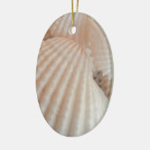 Sunny Summer Seashells. Romantisch, exotisch tropi Keramisch Ornament (Links)