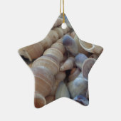 Sunny Summer Seashells. Romantisch, exotisch tropi Keramisch Ornament (Rechts)