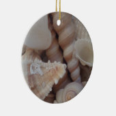 Sunny Summer Seashells, Zee Shell Beach Love Keramisch Ornament (Rechts)