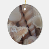 Sunny Summer Seashells, Zee Shell Beach Love Keramisch Ornament (Links)