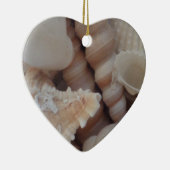 Sunny Summer Seashells, Zee Shell Beach Love Keramisch Ornament (Rechts)