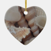 Sunny Summer Seashells, Zee Shell Beach Love Keramisch Ornament (Voorkant)