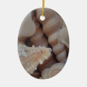Sunny Summer Seashells, Zee Shell Beach Love Keramisch Ornament (Voorkant)