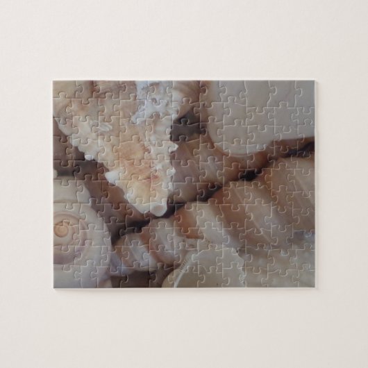 Sunny Summer Seashells, Zee Shell Beach Love Legpuzzel (Horizontaal)