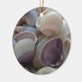 Sunny Summer Seashells, Zee Shell Beach Ocean Keramisch Ornament (Links)