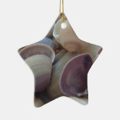 Sunny Summer Seashells, Zee Shell Beach Ocean Keramisch Ornament (Rechts)
