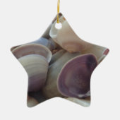 Sunny Summer Seashells, Zee Shell Beach Ocean Keramisch Ornament (Voorkant)