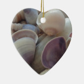 Sunny Summer Seashells, Zee Shell Beach Ocean Keramisch Ornament (Rechts)