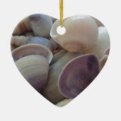 Sunny Summer Seashells, Zee Shell Beach Ocean Keramisch Ornament (Voorkant)