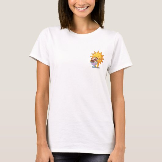 Sunny Sundae Snack T-shirt (Voorkant)