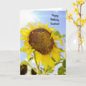 Sunny Sunflower Birthday Sunshine Card Kaart (Gele Bloem)