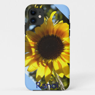 Sunny Sunflower iPhone 5 hoesje *personalize*