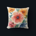 Sunny Sunflower  Kussen<br><div class="desc">Flowers outside. So why not decorate it inside</div>