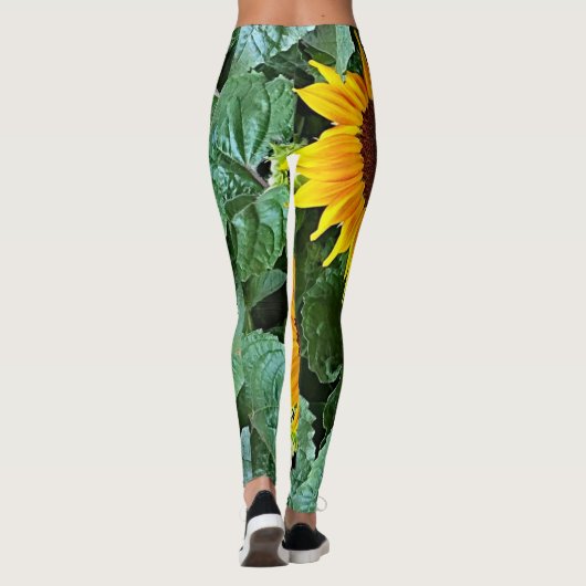 Sunny Sunflower Leggings (Achterkant)