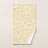 Sunny Sunflower Pattern Bad Handdoek (Handdoek)