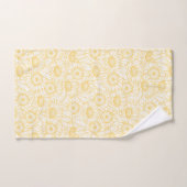Sunny Sunflower Pattern Bad Handdoek (Handdoek)
