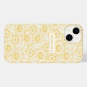 Sunny Sunflower Pattern Case-Mate iPhone Case (Achterkant (horizontaal))