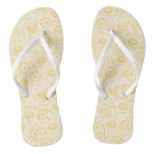 Sunny Sunflower Pattern Teenslippers (Voetbed)