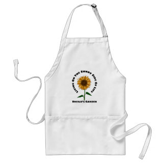 Sunny Sunflower Persoonlijke benaming Gardening Lo Standaard Schort