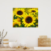 Sunny Sunflower Print (Keuken)