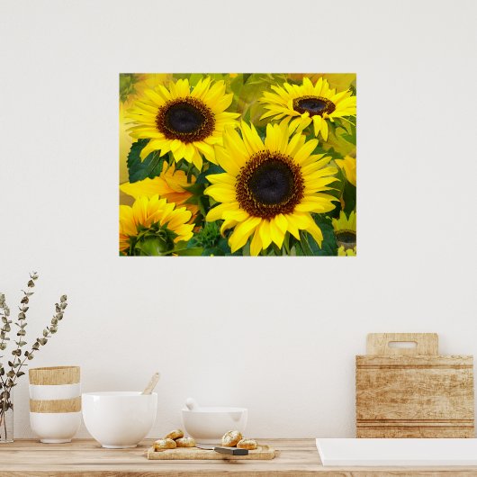 Sunny Sunflower Print (Keuken)