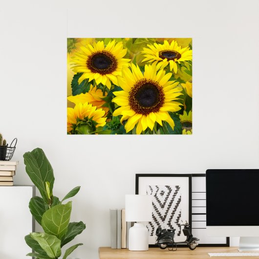 Sunny Sunflower Print (Thuiskantoor)
