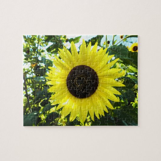 Sunny Sunflower Puzzle Legpuzzel (Horizontaal)