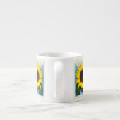 Sunny Sunflower Specialized Custom Text Espresso Kop (Achterkant)