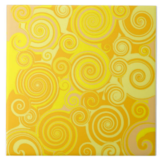 Sunny Swirl Bathroom Tile Tegeltje
