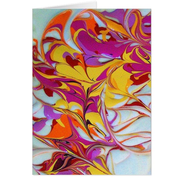 Sunny Swirls Card (Voorkant)