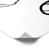 Sunny Tennis Ball Poster (Hoek)