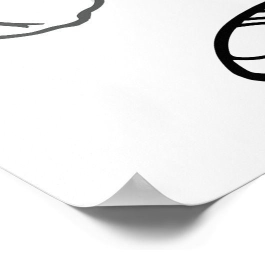 Sunny Tennis Ball Poster (Hoek)