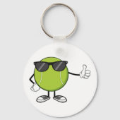 Sunny Tennis Ball Sleutelhanger (Achterkant)