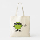 Sunny Tennis Ball Tote Bag (Achterkant)