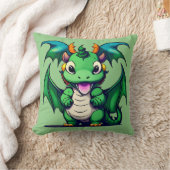 Sunny The Friendly Dragon Kussen (Deken)
