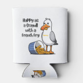 Sunny the Seagull met French Fries Koelbox Blikjeskoeler (Achterkant)