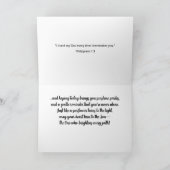 Sunny Thoughts Christelijke Zonnebloem Kaart (Binnen)