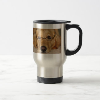 Sunny Travel Mug - Sunshine Golden Retriever Res Reisbeker
