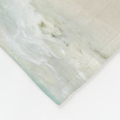 Sunny Tropical Beach Ocean Paradise Fleece Deken (Hoek)