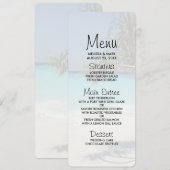 Sunny Tropical Beach Ocean Paradise Kaart (Voorkant / Achterkant)