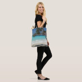 Sunny Tropical Beach Ocean Paradise Tote Bag (Op model)
