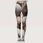 Sunny Tropical Exotic Shells Summer Leggings (Voorkant)