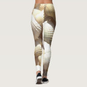 Sunny Tropical Exotic Shells Summer Leggings (Achterkant)