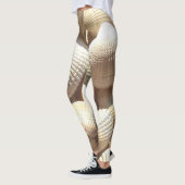 Sunny Tropical Exotic Shells Summer Leggings (Links)
