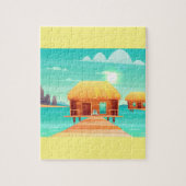 Sunny Tropical Seacoast Legpuzzel (Verticaal)