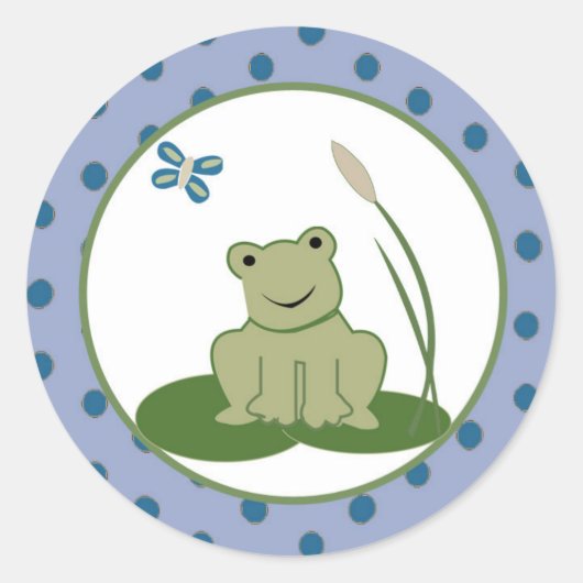 Sunny Turtle 1,5-inch envelop sticker (Voorkant)