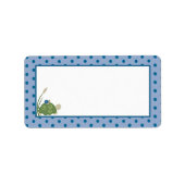 Sunny Turtle Mailing Address Label (Voorkant)