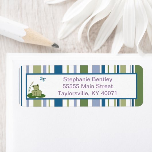 Sunny Turtle Return Address Label (Insitu)