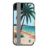 Sunny Vibes Incipio iPhone Portemonnee Hoesje (Agenda Achterkant)